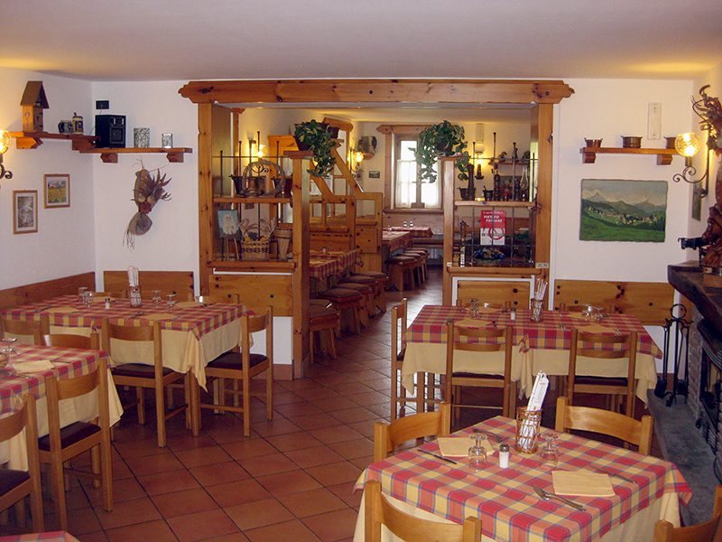 La sala del ristorante